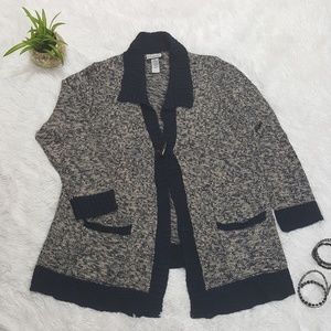 Catherine's Blue/Cream Cardigan Size 14/16W